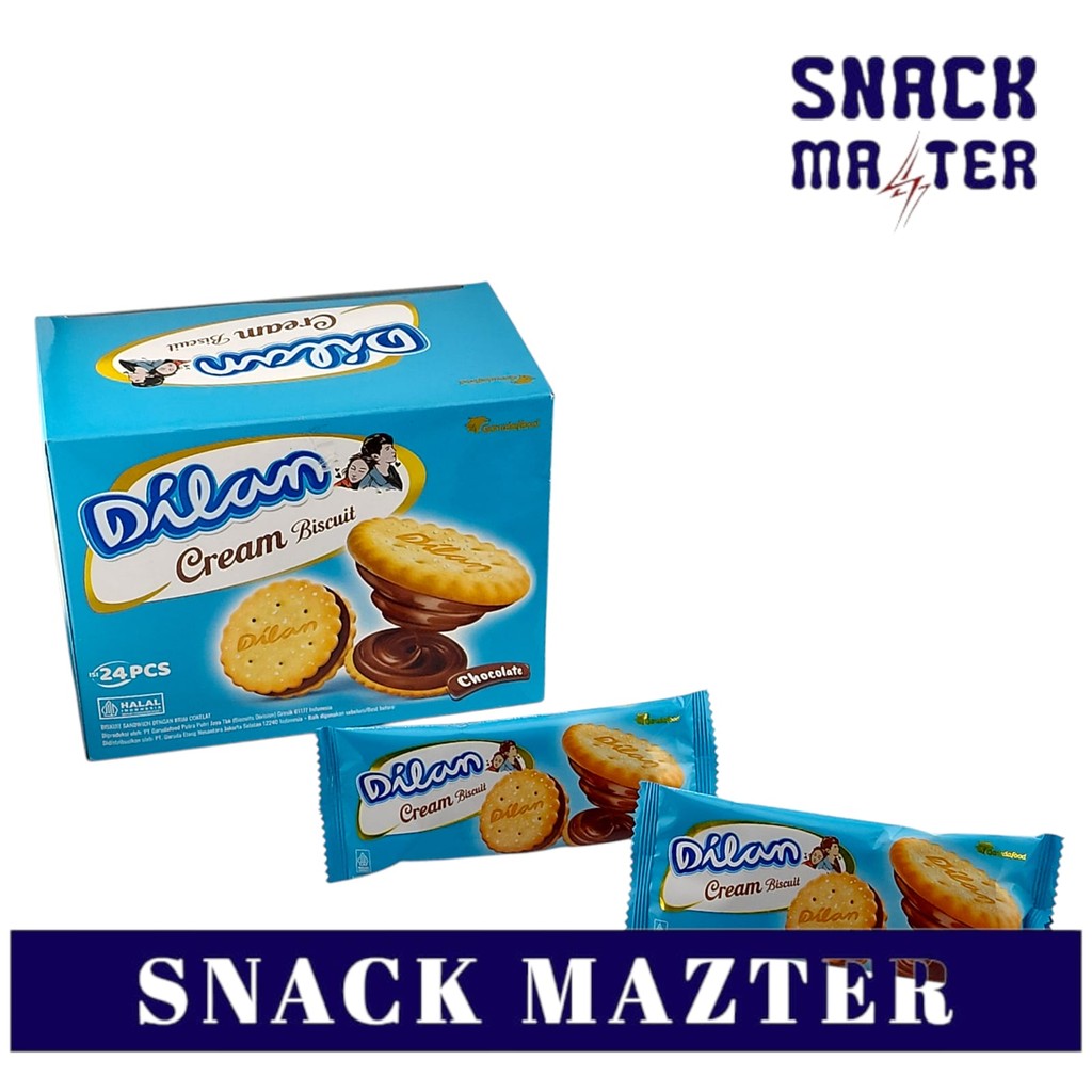 

Dilan Biscuit Cream BOX - Netto 24 bks x 16gr