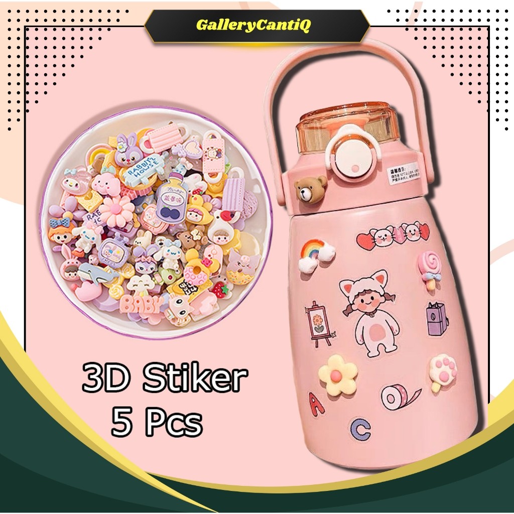 

GalleryCantiQ - Stiker 3D Botol Minum Tumblr Untuk Hp Hiasan Dinding 5 Pcs Motif Karakter Lucu STC06