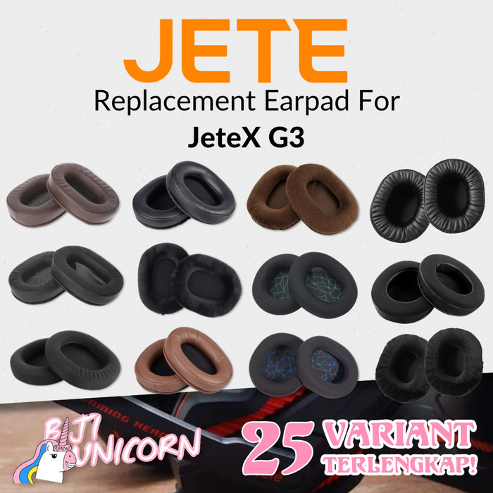 Earpad Earcup JeteX G3 G-3 G 3 JeteXG3 JeteG3 Bantalan Foam Busa