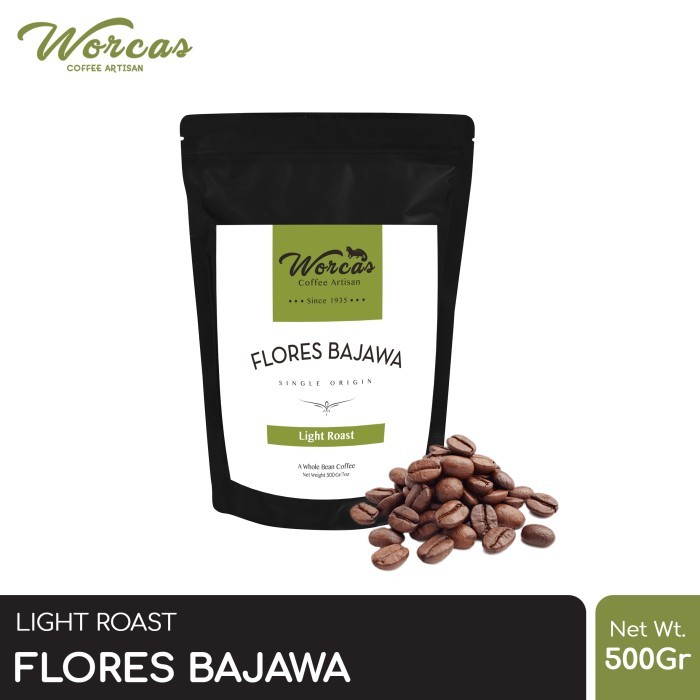 

[[Best Seller]] Kopi Arabica Flores Bajawa 500 Gram Light Roast (Biji/Bubuk) - KOPI BIJI