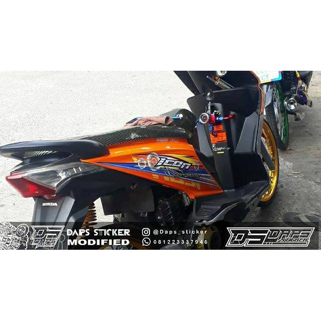 Striping Transparan Beat Karbu Thailook