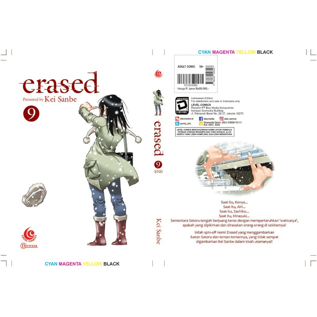 Komik Seri Level Comic: Erased - Kei Sanbe