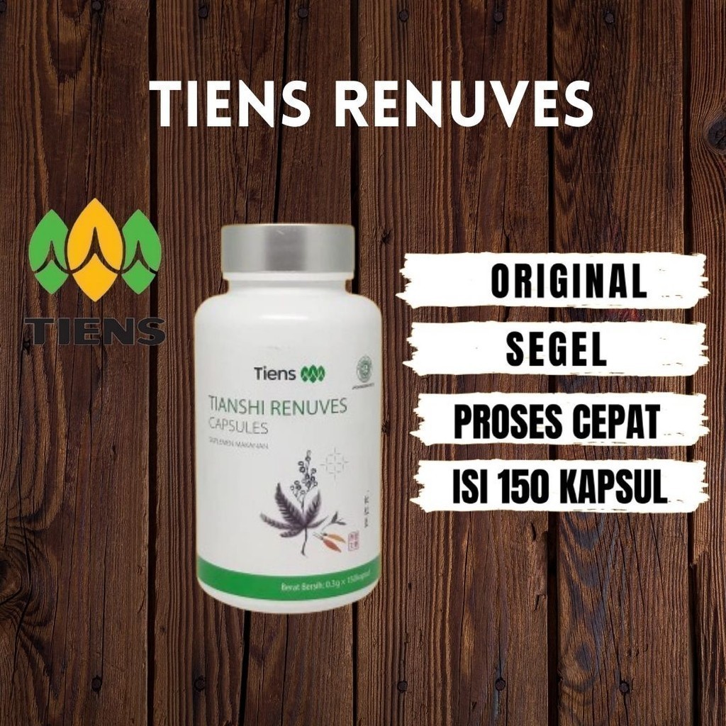 TIENS Renuves Tiens Capsules Original 1 Botol 150 Kapsul ORIGINAL
