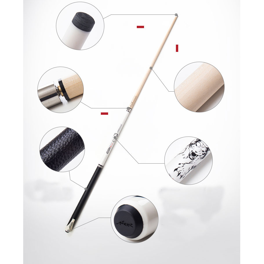 2018 New Arrival E9X 1/2 Pool Cue Sticks 9.5mm/11.5mm/13mm Tip Billiard Cue Stick  Billiards Cue Poo
