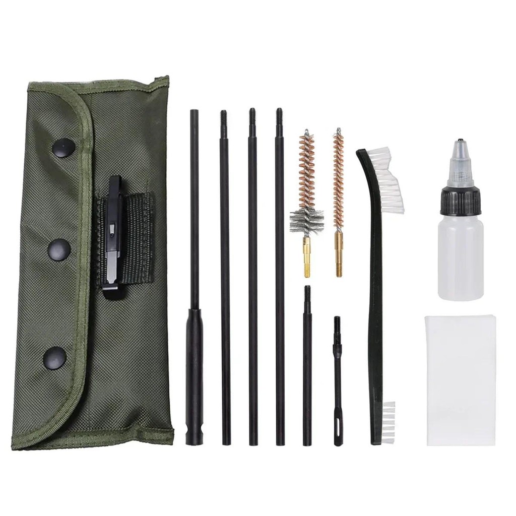 10PCS/Pack AR15 M16 M4 Gun Brushes Cleaning Kit Airsoft Pistol Cleanner 5.56mm .223 22LR .22 Tactica