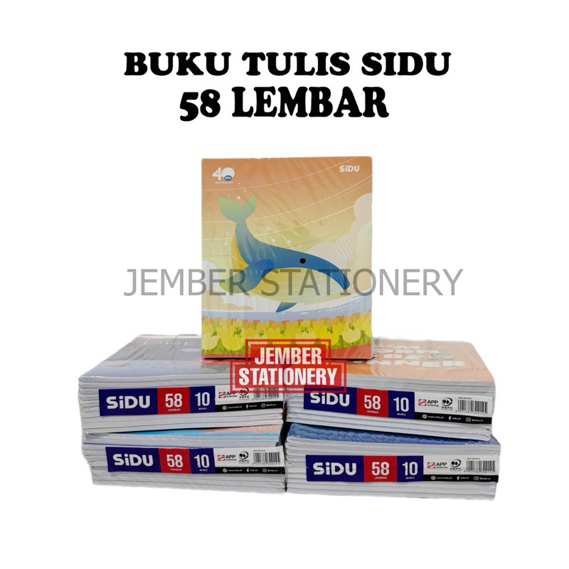 

(10buku) Buku Tulis SIDU 58 Lembar