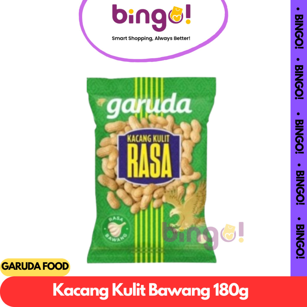 

Garuda Kacang Kulit Rasa Bawang 180gr