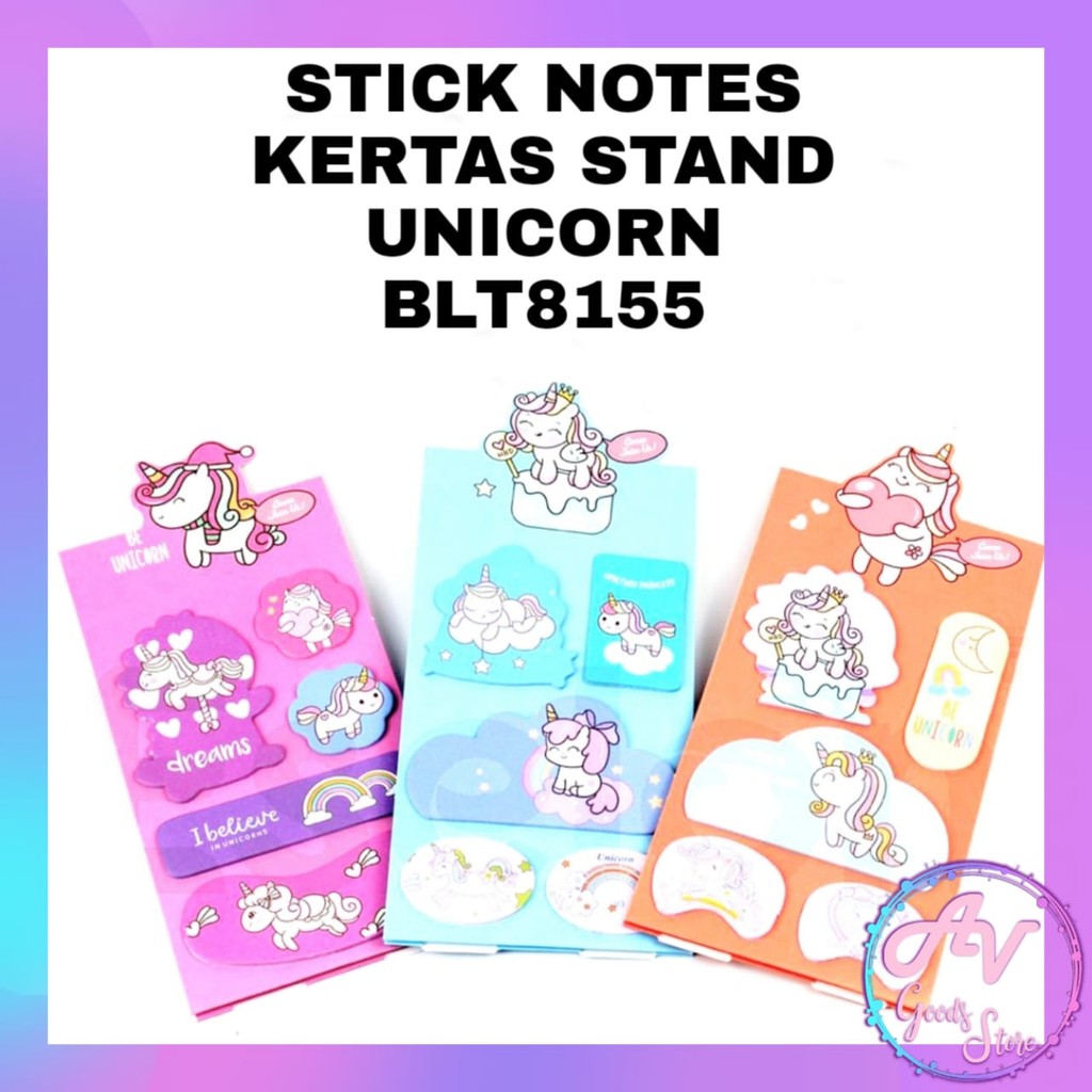 STICK NOTES KERTAS STAND KARAKTER BLT8155 / STICK NOTE KARAKTER / STICKY NOTES / BOOKMARK PEMBATAS B