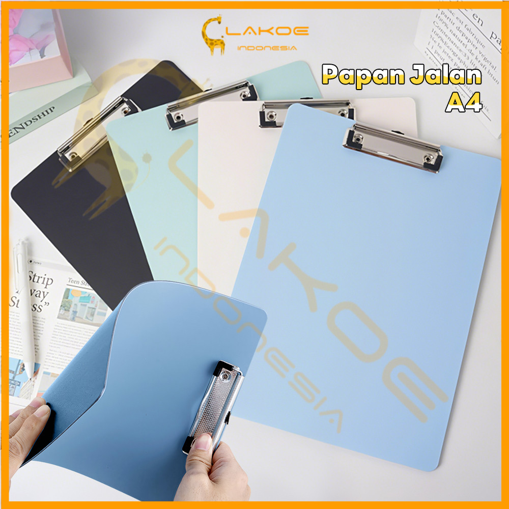 

Lakoe Papan Jalan Papan Klip Clipboard Multifungsi Pastel A4