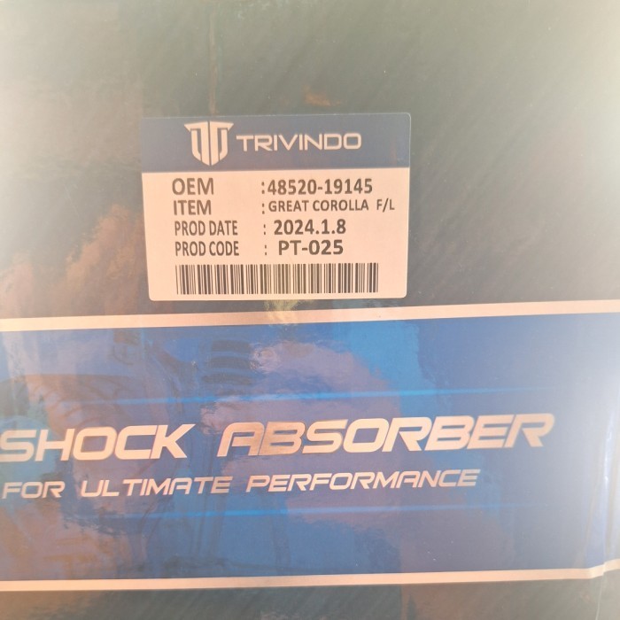 COD-Part Shock breaker Corolla Twincam Great All new Corolla Depan