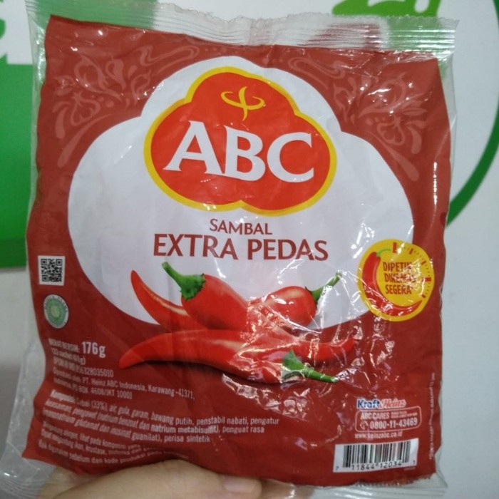 

kimoura shop-undefined-Saos Saus Sambel Sambal ABC Extra Pedas Sachet 8g per Pack Pax Pak Murah