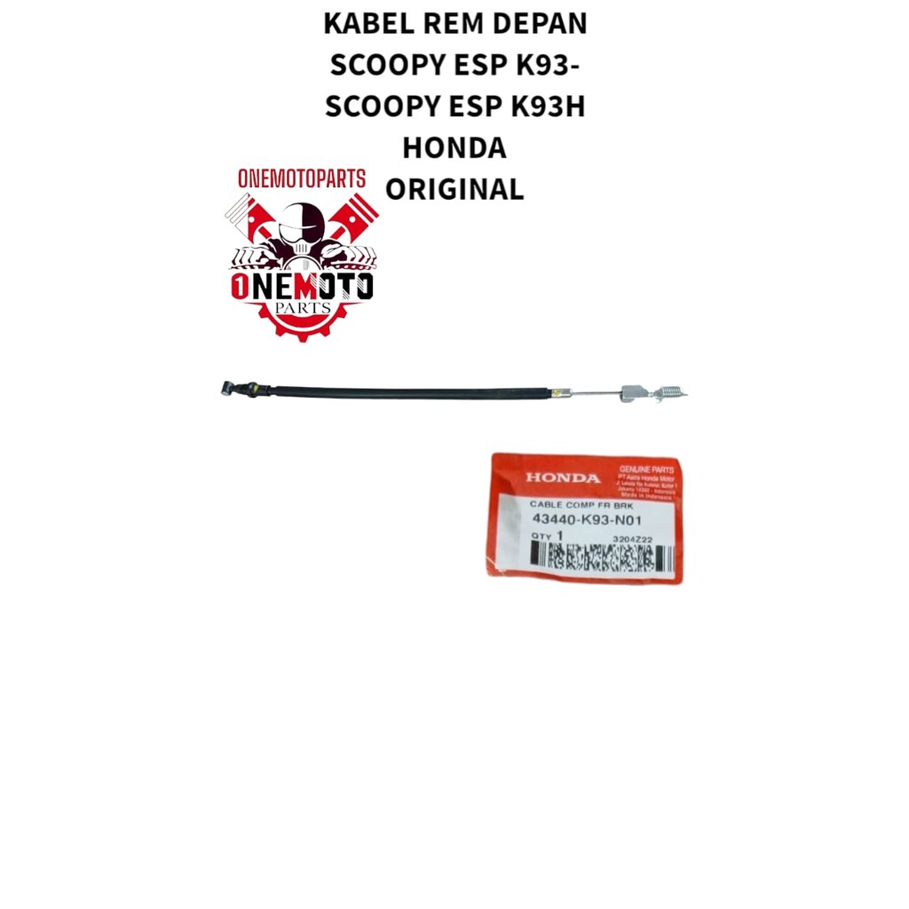 KABEL REM DEPAN SCOOPY ESP K93 K93H HONDA 43440-K93-N01 ORIGINAL