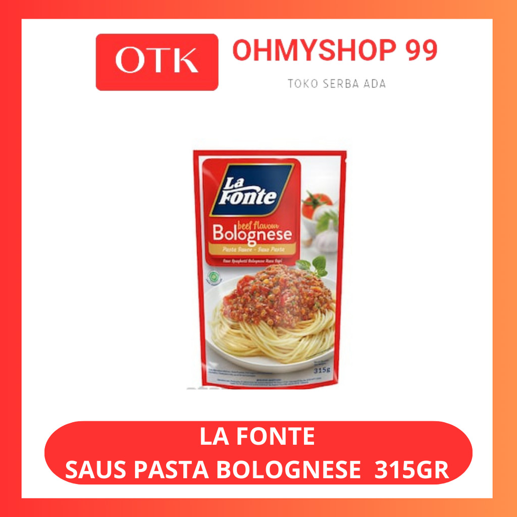 

La Fonte Saus Pasta Beef Flavor Bolognese Sauce 315gr