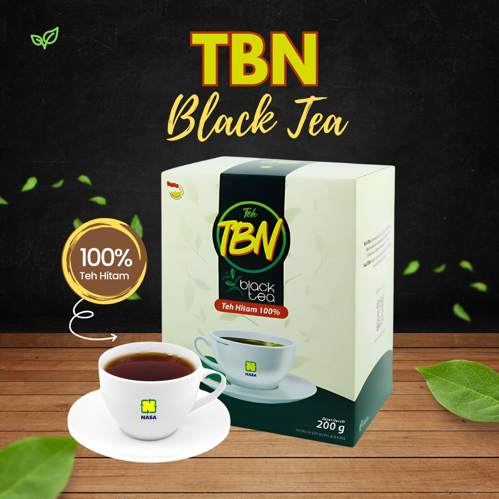 

Teh Hitam TBN Nasa 100% teh hitam alami 200g