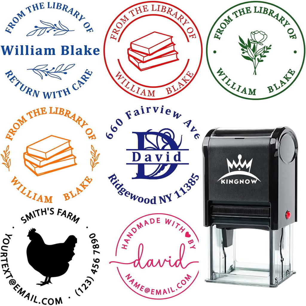 

Personalized Stamp Rubber Logo Self Inking Stamp Seal Customized Business Wedding Party For Invitation Stationery Stamps