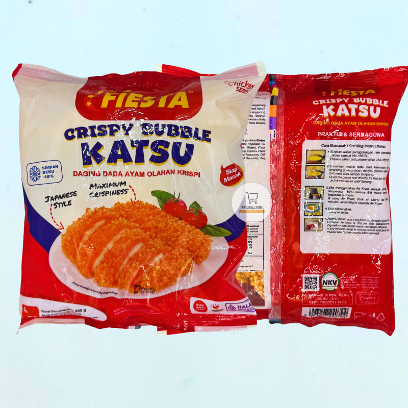 

Fiesta Crispy Bubble Katsu 400gr Olahan Dada Ayam Frozen