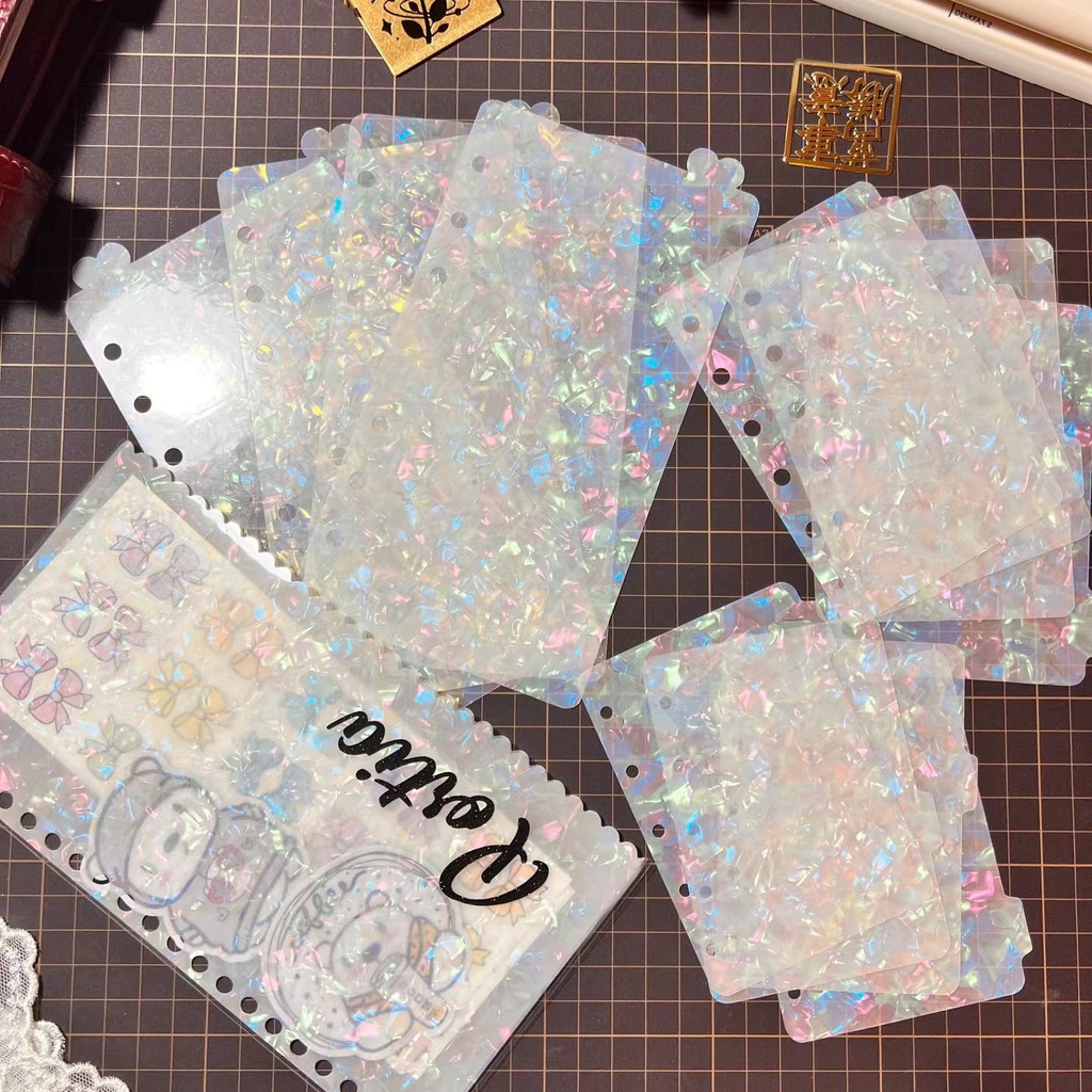 

A5/A6/A7 Multicolorred Shell Pattern Loose Leaf Notebook Dividers Cute Index Seperator Diary Planner Stationary