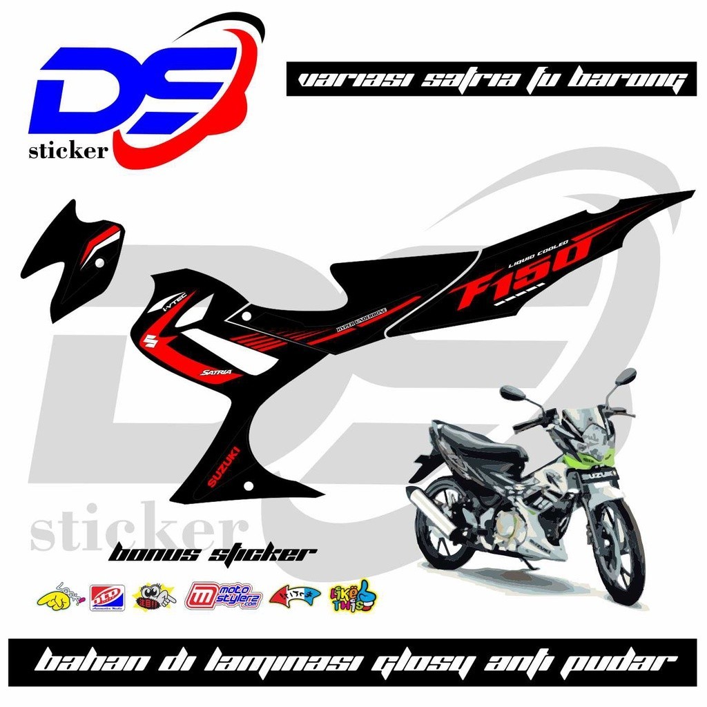 Striping Sticker Variasi Satria Fu Barong F150