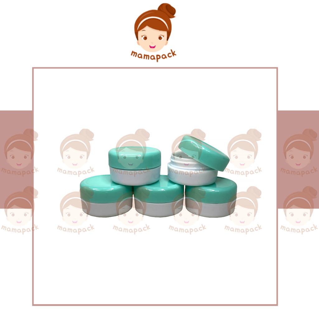 Pot Cream 5gr Hijau Tosca PS – Varian Hijau Tosca, Hijau Tosca-Bening, dan Hijau Tosca-Putih