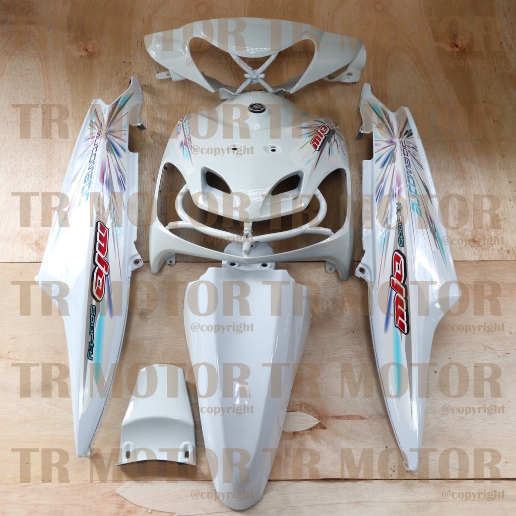 COD - Body Mio Sporty Full Set 2008 Putih Body Halus Mio Sporty Mio New