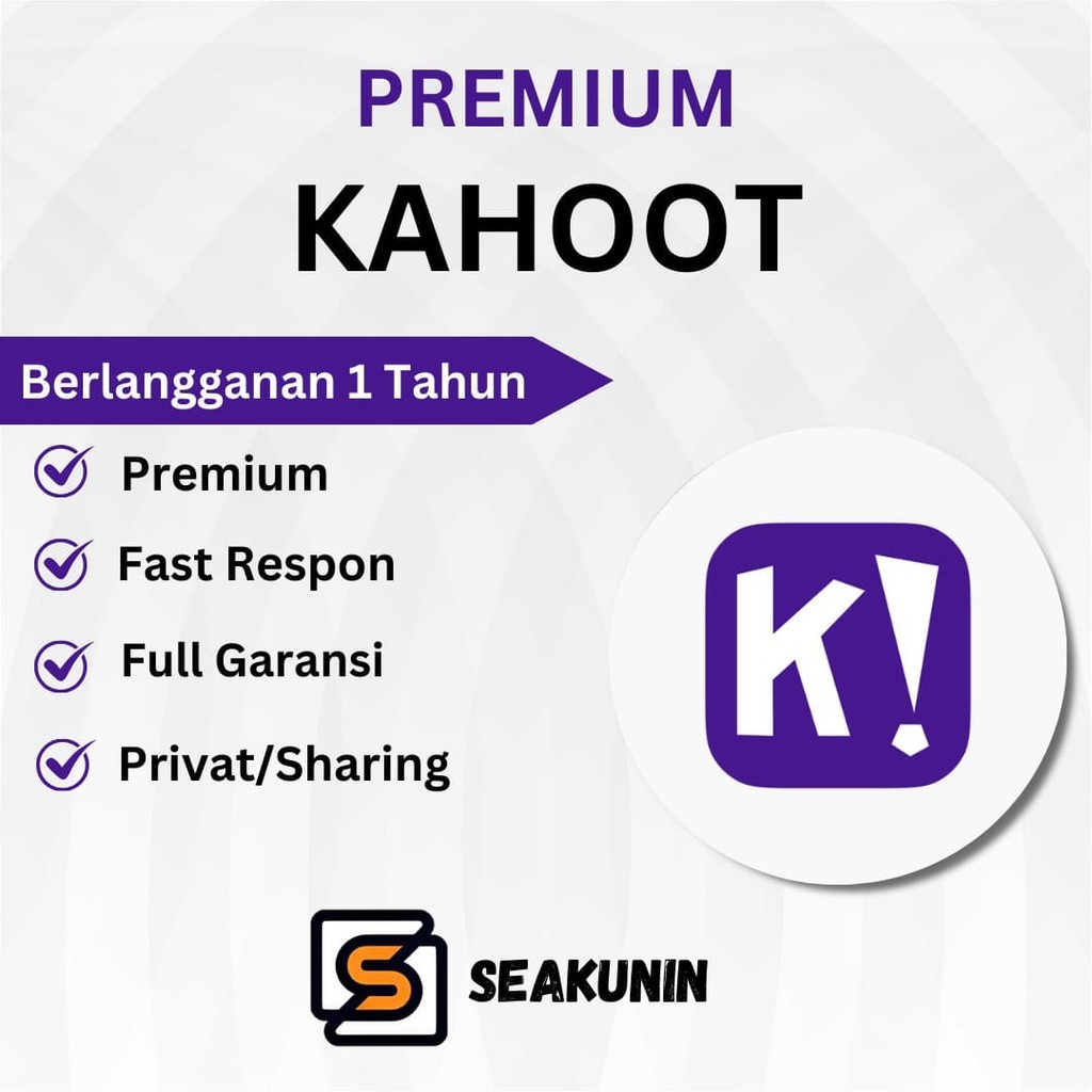 Kahoot Premium 2000 Peserta 1 Tahun Original Resmi Bergaransi