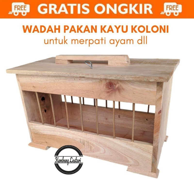 Tempat Wadah Pakan Merpati & Ayam Koloni Umbar