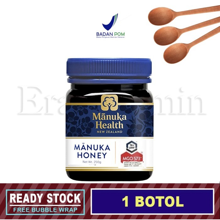 

(ASLI) Manuka Health MGO 573+ (250gr) / Madu manuka honey - umf 16+ - 1 BOTOL