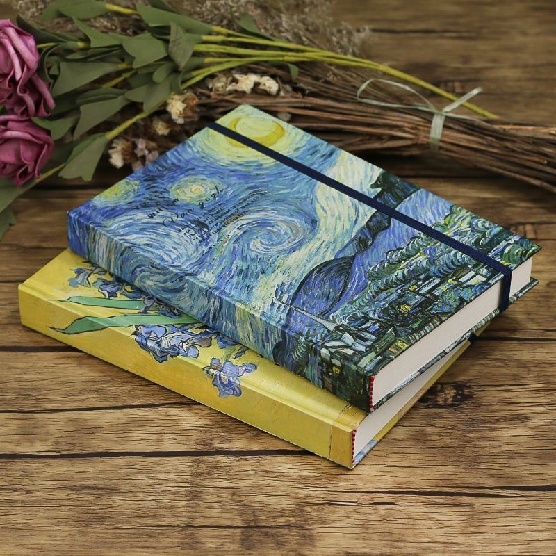 

Van Gogh sketchbook 130g 96 sheets Blank notebook A5 Renaissance art supplies Painting sketch drawing book tracing paper