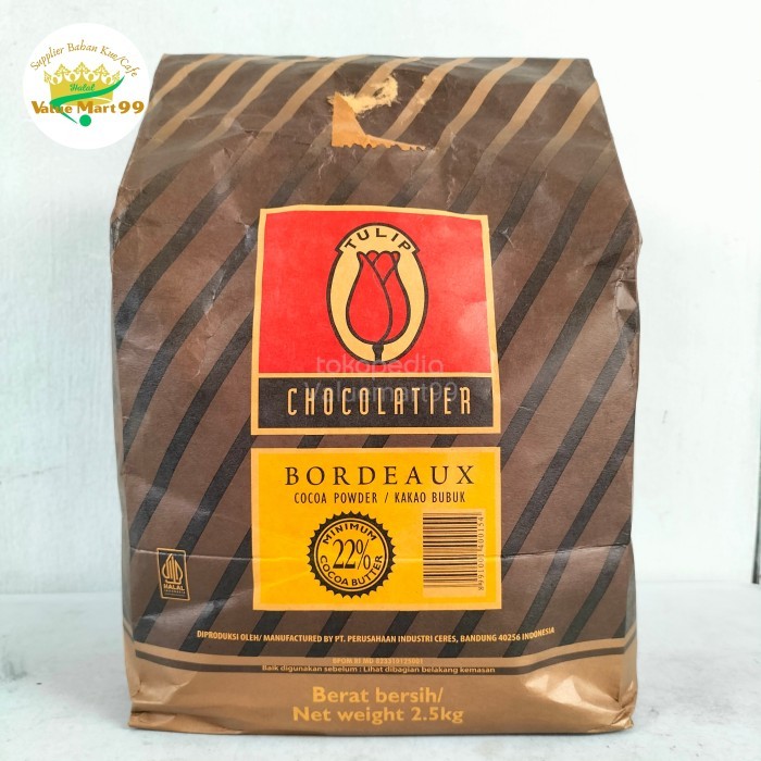 

coklat bubuk bordeaux tulip repack - 500 g