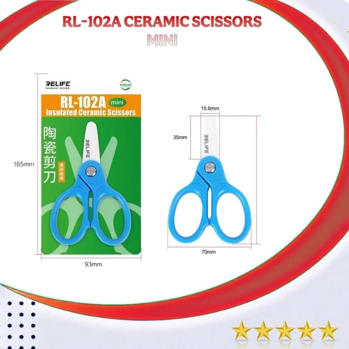 

ceramic scissors tools relife rl-102a mini original new