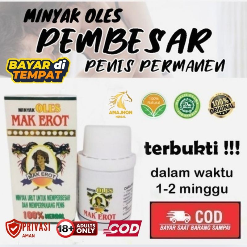 Minyak Mak Erot Pembesar Asli Original 50ml