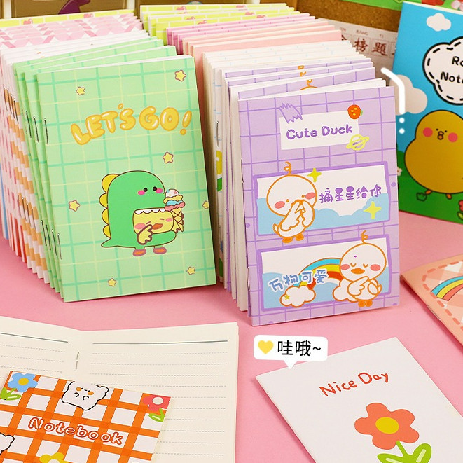 

[Quemporium] BUKU NOTEBOOK A7 Mini WARNA WARNI KODE HX-814 ALAT TULIS SEKOLAH AESTHETIC KOREA COD LUCU TERMURAH