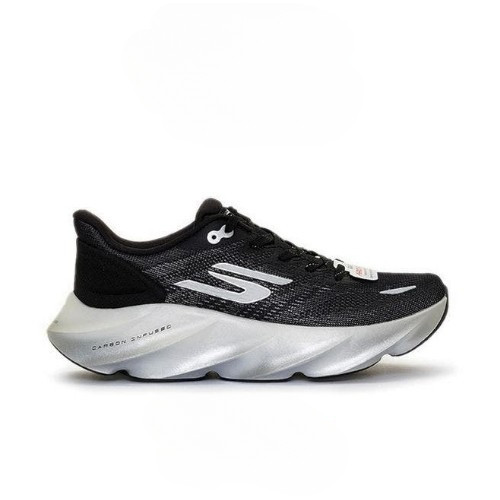 Sepatu Lari Pria Skechers Go Run Max Road 7 Black Original SKE246210BKW