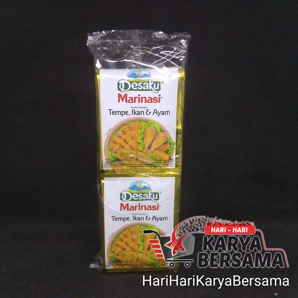 

BUMBU DAPUR REMPAH DESAKU MARINASI TEMPE IKAN & AYAM PACK 12'S X 15GR