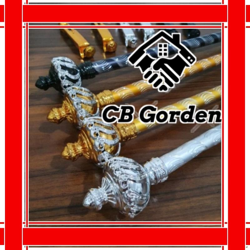 Tiang Gorden 1 Meter Full set Murah Tutup Pinces