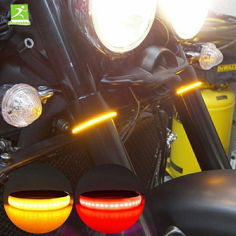 Lampu Led Strip Flexible Shock Motor 2 Tone/Lampu sein melingkar