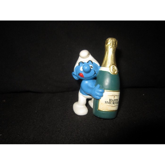 smurf schleich vintage figure smurf happy smurfday