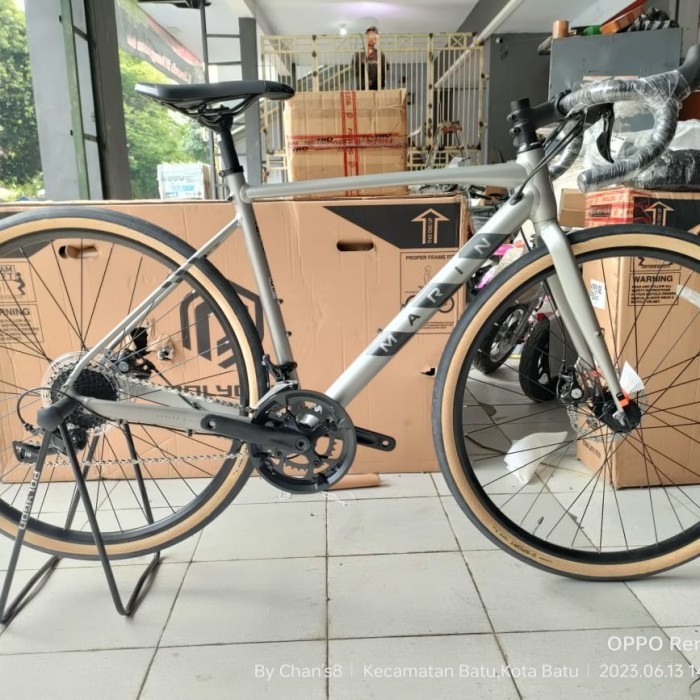 GRAVEL BIKE MARIN LOMBARD 1 [700C] Sepeda Gravel - Silver, S