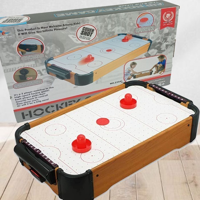 MAINAN ANAK MEJA KAYU HOCKEY GAME STAND SIZE BESAR / HOCKEY GAME - no stand