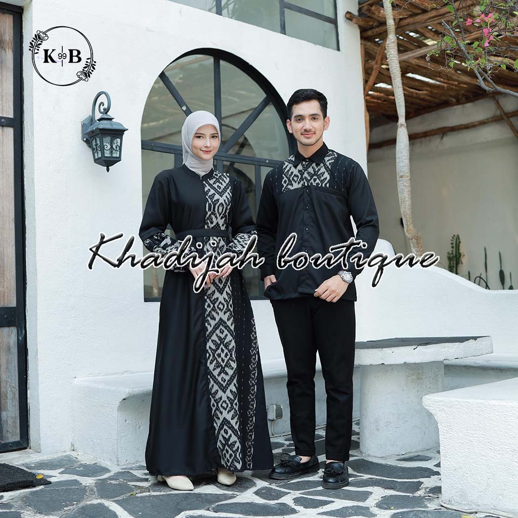 Set couple amira tenun baju kondangan, set couple busana wanita tenun, set couple ethnic tenun troso