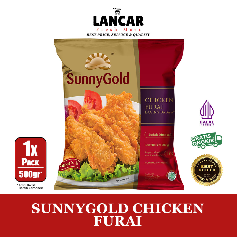

SUNNYGOLD CHICKEN FURAI 500GR