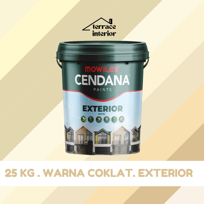 Cat Tembok Mowilex Cendana Exterior Warna Coklat 25 kg