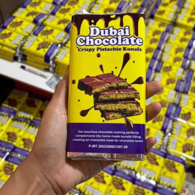

[ BESAR ] coklat dubai viral kunafe pistachio kecil besar terlaris coklat premium enak