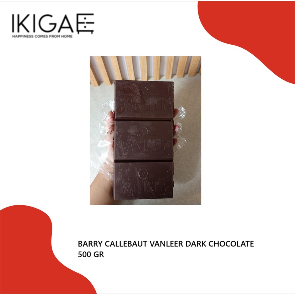 

BARRY CALLEBAUT VANLEER DARK CHOCOLATE / DARK COKLAT BLOK REPACK