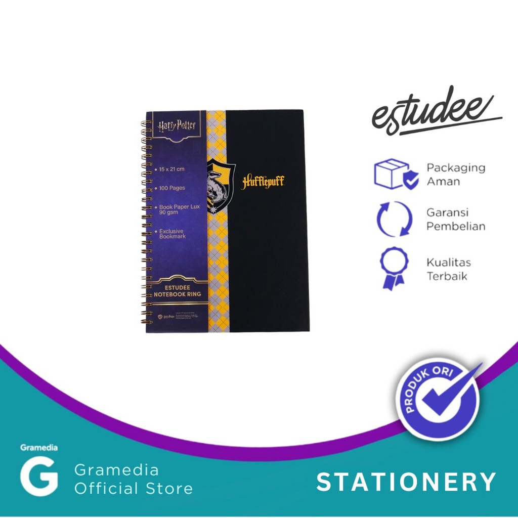 

Estudee Notebook A5 Harry Potter Hufflepuff