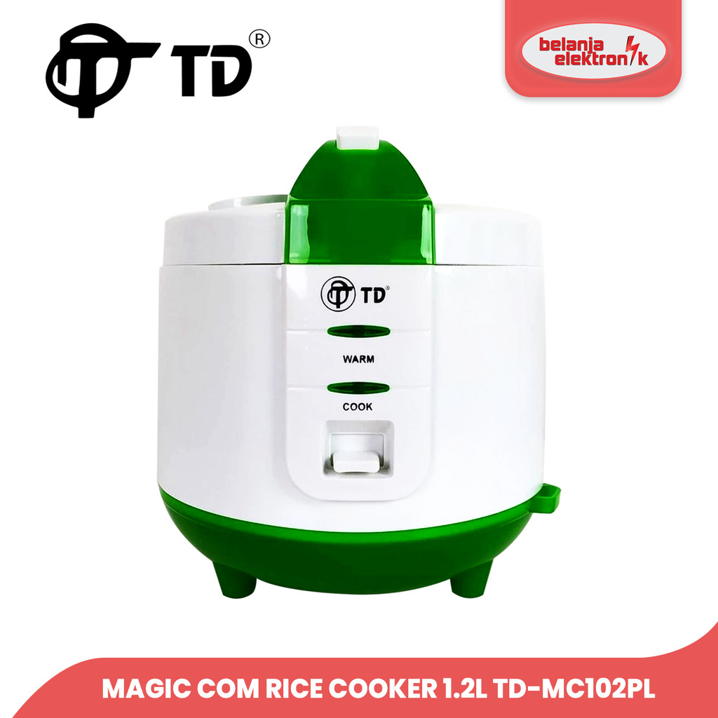MAGIC COM RICE COOKER 1.2 LITER TWINDOG TD-MC102PL MEMASAK MENGUKUS MENGHANGATKAN