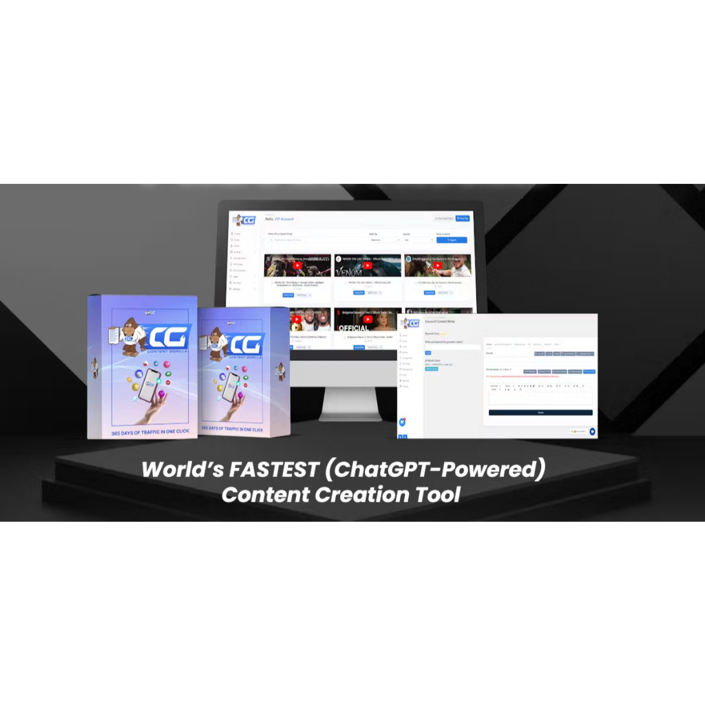 Content gorilla AI 2024 versi terbaru full garansi selama webnya aktif