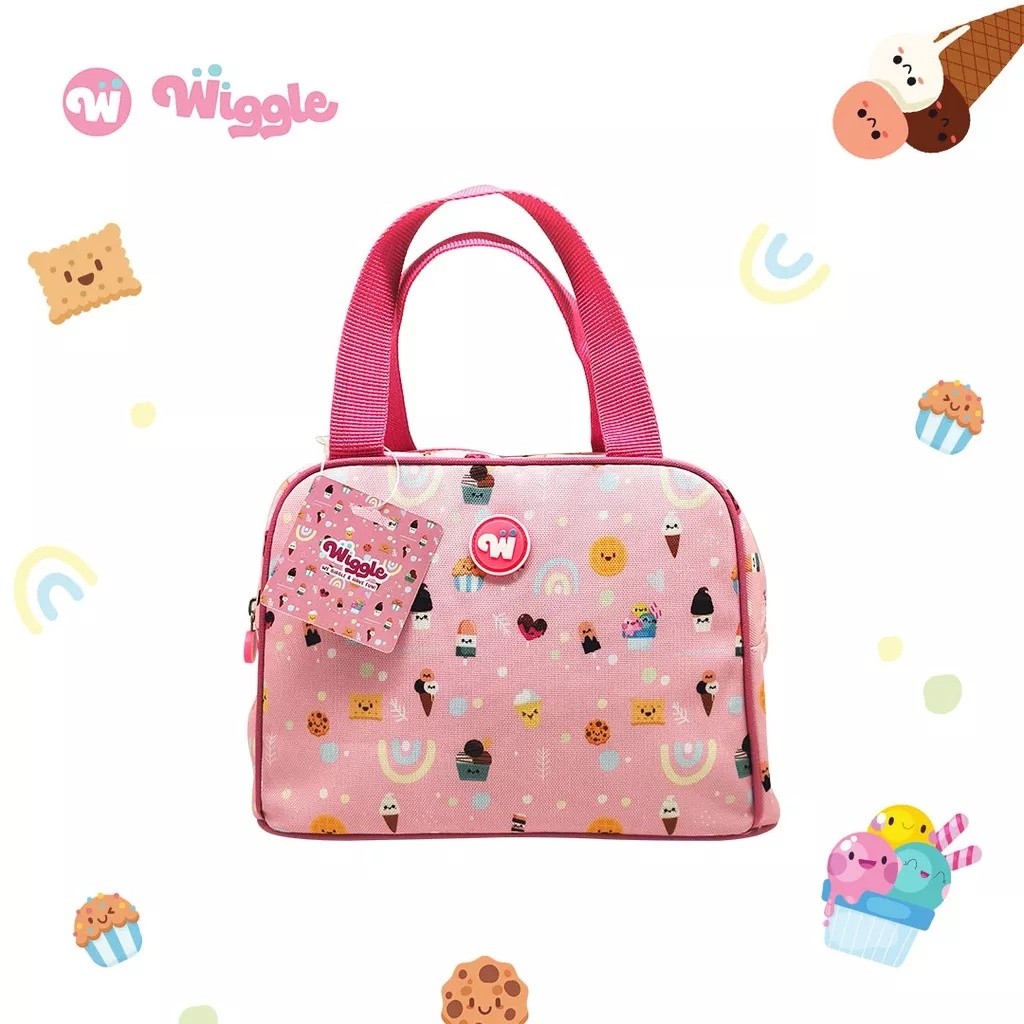 Wiggle PINK DESSERT Lunch Bag Kids | Tempat Bekal | Tas Bekal