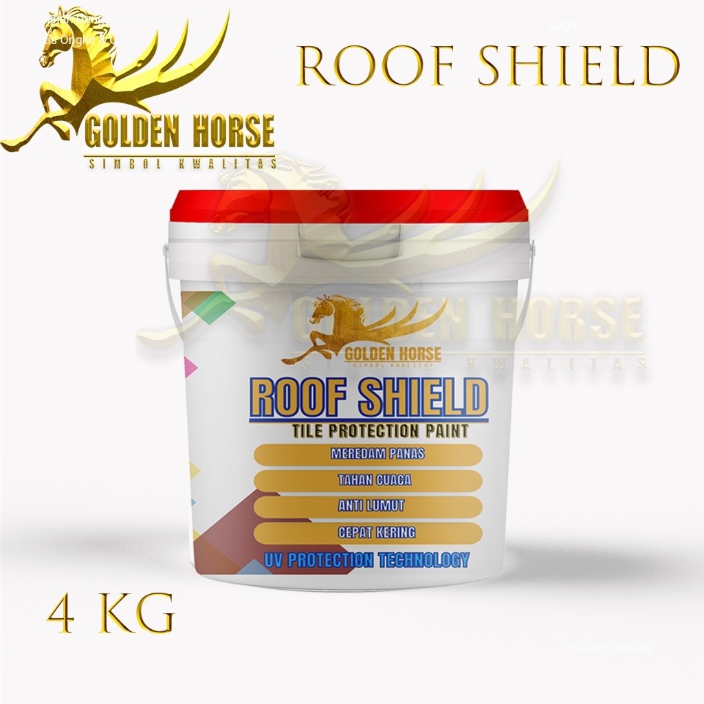 Cat Genteng Asbes/Metal/Beton ROOF SHIELD 4 kg  - Golden Horse