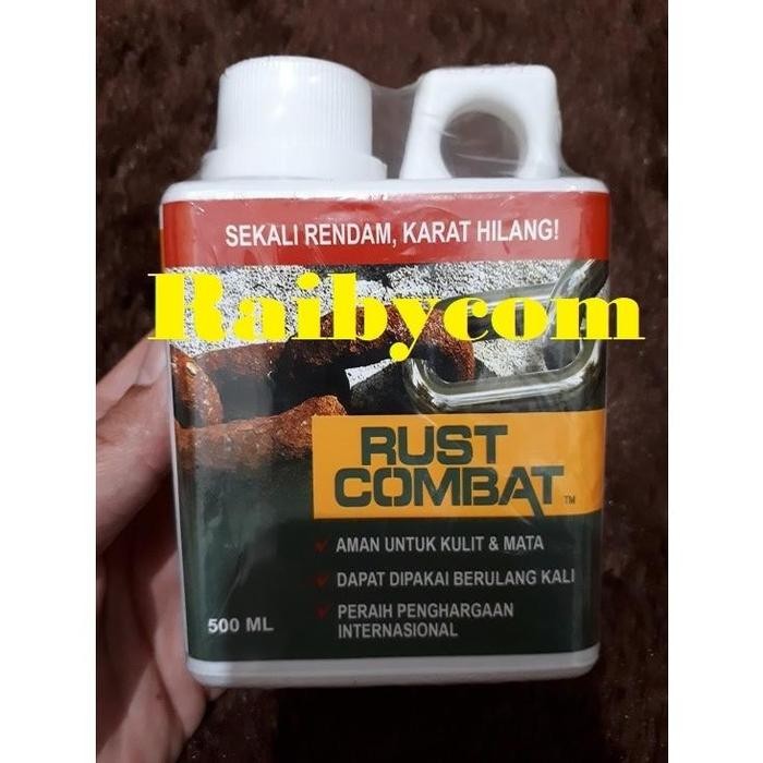 Rust Combat Cairan Pembersih Anti Karat Rush - 1x Rendam Karat Hilang - Rust Combat 500ml